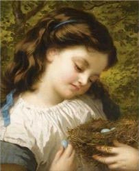 SOPHIE ANDERSON 1823-1903 - The birdsnest